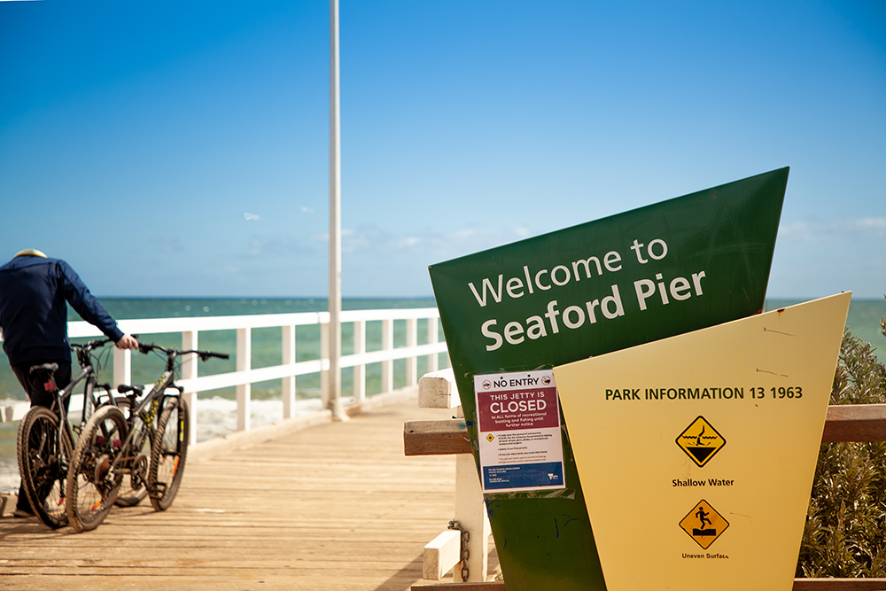 SEAFORD BEACH AND PIER