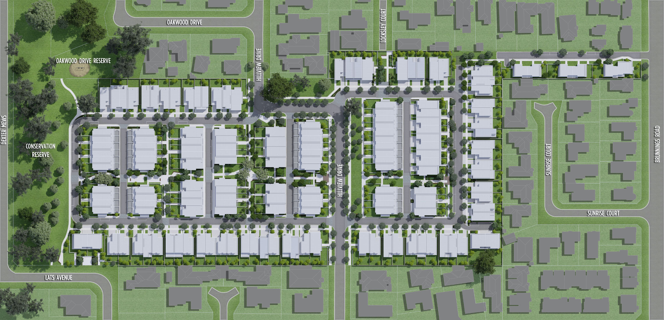 Cloverlea Aeria Map